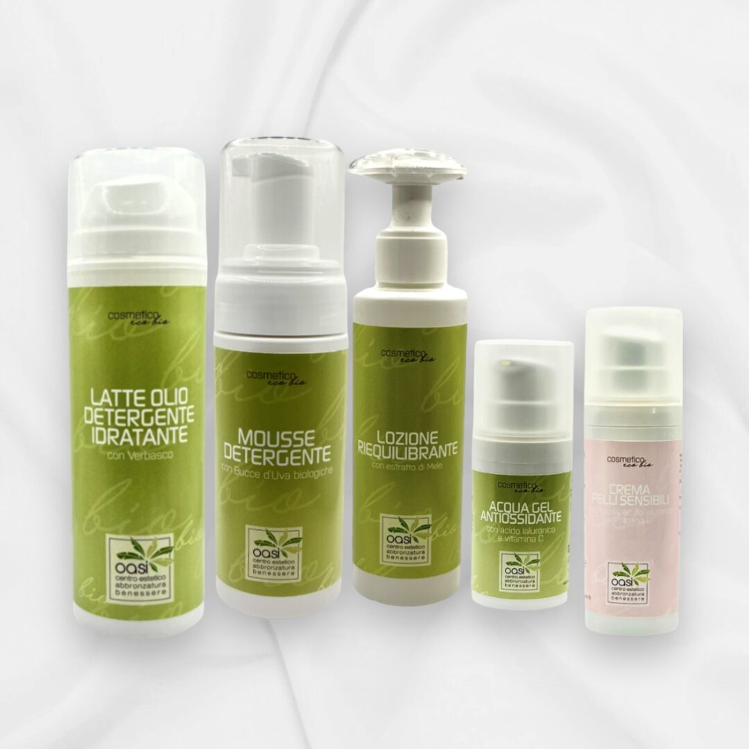 Kit viso pelli sensibili